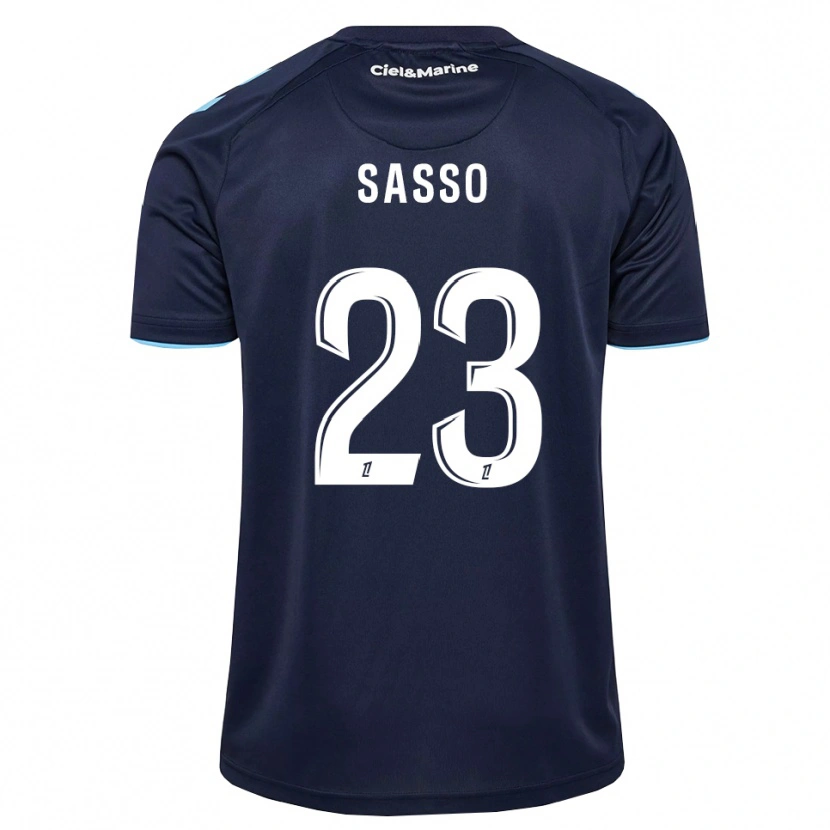 Danxen Homem Camisola Vincent Sasso #23 Azul Centáurea Azul Meia-Noite Principal 2026/27 Camisa Brasil