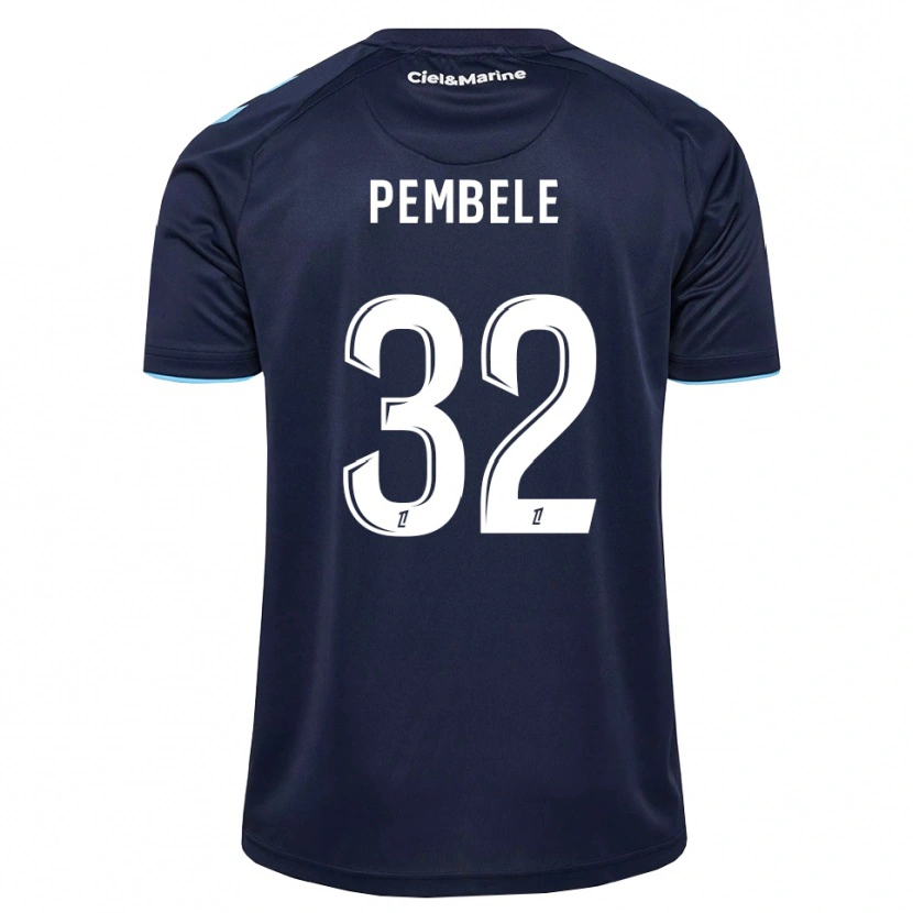 Danxen Homem Camisola Timothée Pembélé #32 Azul Centáurea Azul Meia-Noite Principal 2026/27 Camisa Brasil