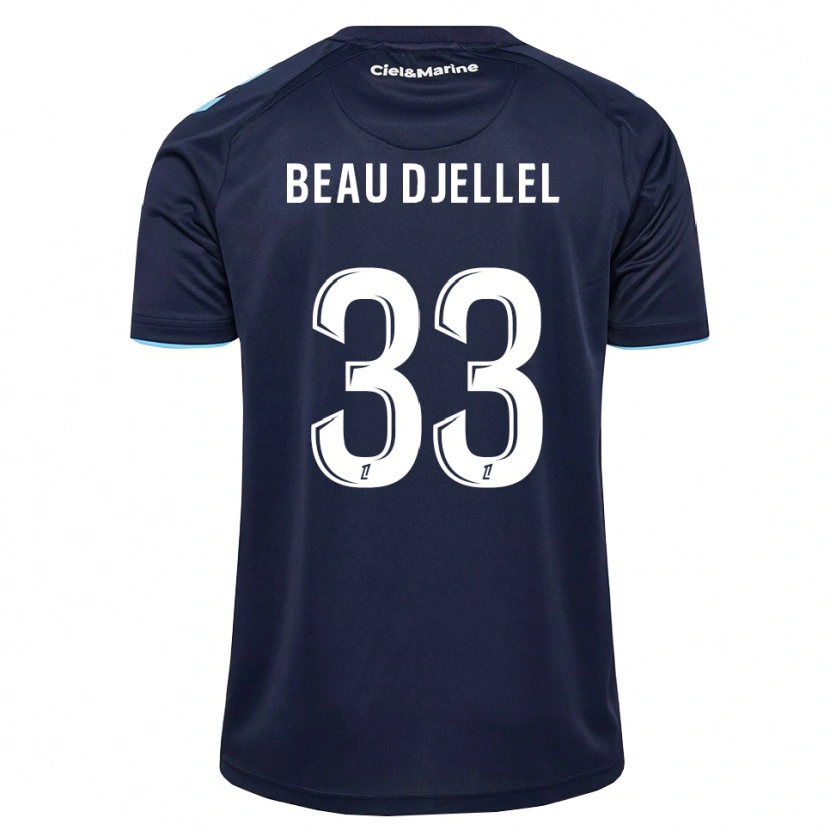 Danxen Homem Camisola Yanis Beau Djellel #33 Azul Centáurea Azul Meia-Noite Principal 2026/27 Camisa Brasil
