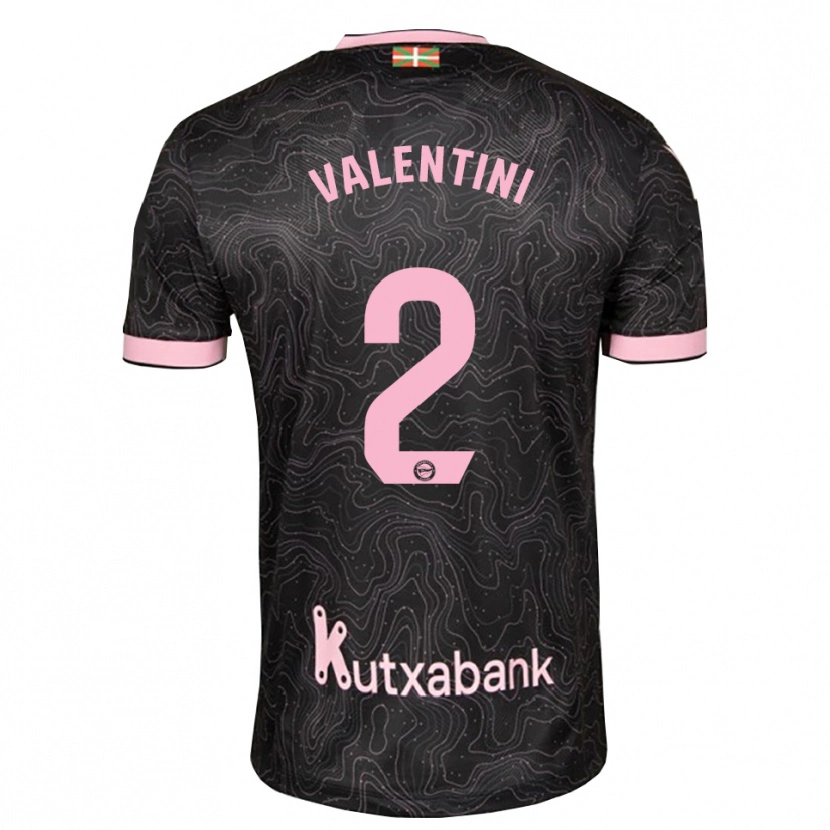 Danxen Homem Camisola Nicolás Valentini #2 Preto Rosa Alternativa 2026/27 Camisa Brasil