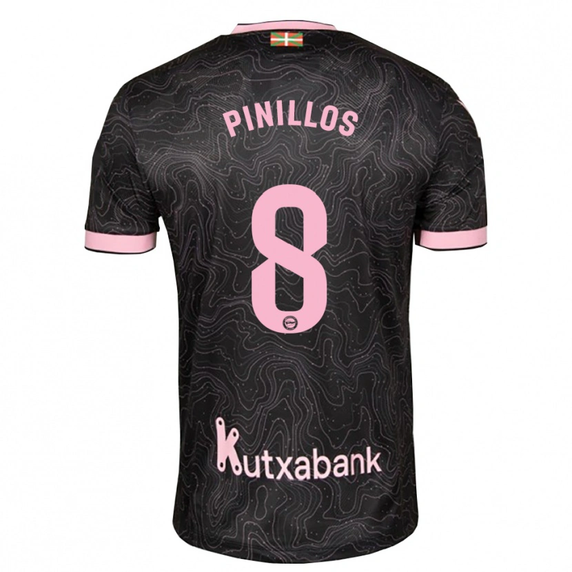 Danxen Homem Camisola Lander Pinillos #8 Preto Rosa Alternativa 2026/27 Camisa Brasil