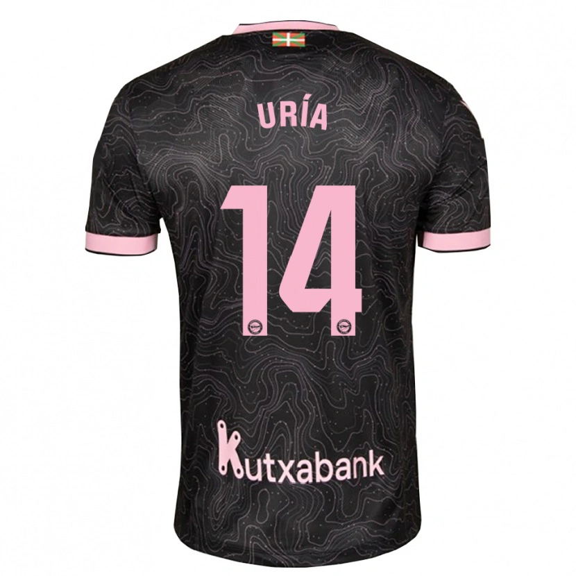 Danxen Homem Camisola Iker Uría #14 Preto Rosa Alternativa 2026/27 Camisa Brasil
