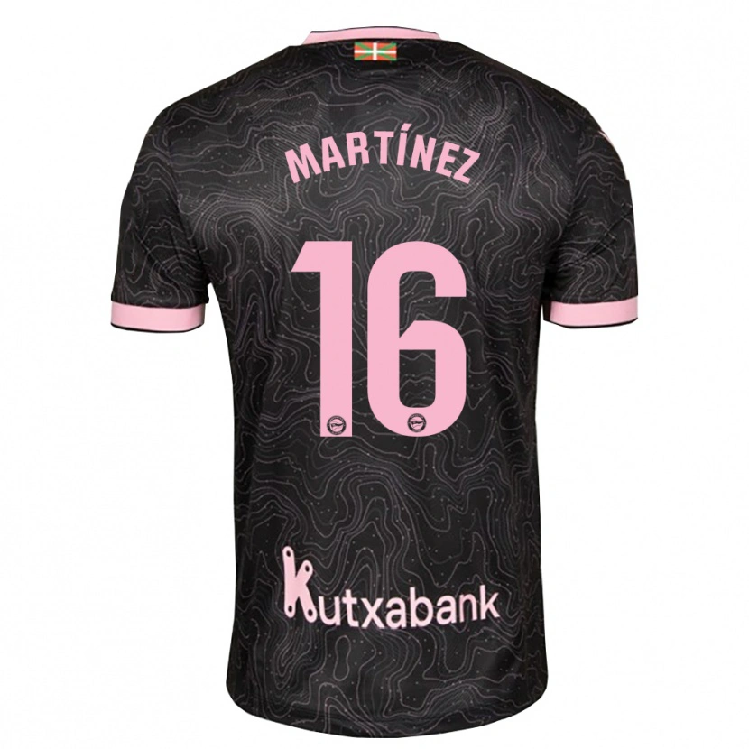 Danxen Homem Camisola Hugo Martínez #16 Preto Rosa Alternativa 2026/27 Camisa Brasil