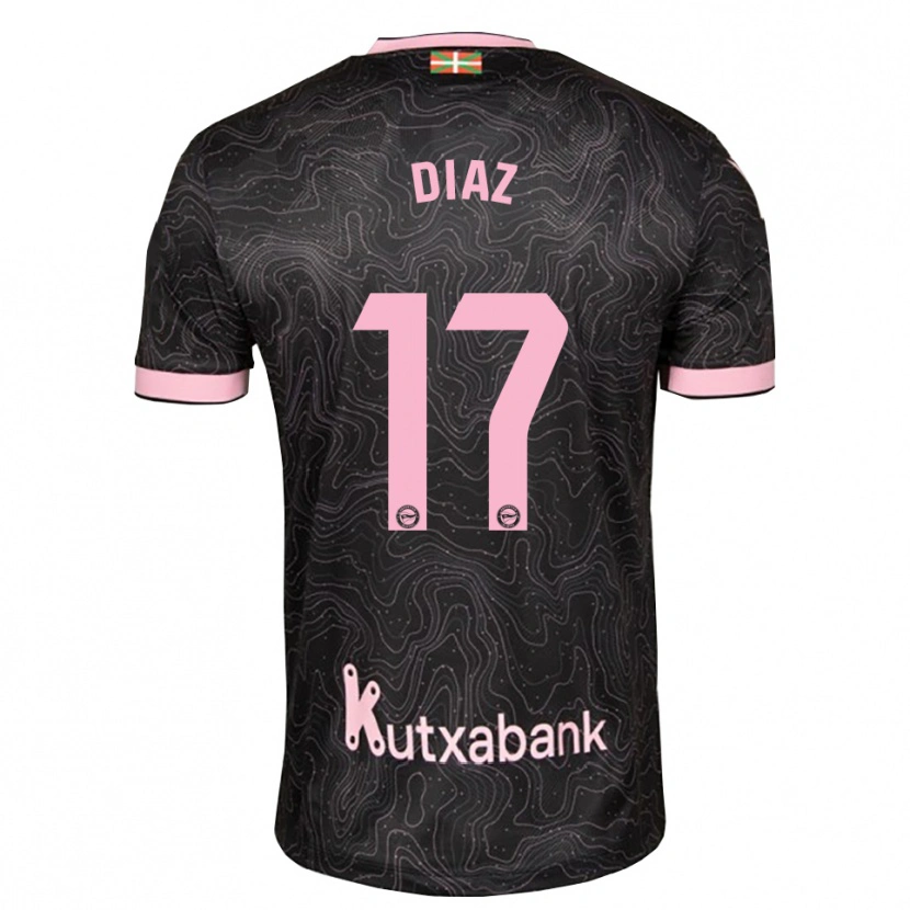 Danxen Homem Camisola Nico Diaz #17 Preto Rosa Alternativa 2026/27 Camisa Brasil