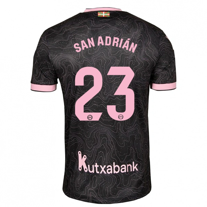 Danxen Homem Camisola Marta San Adrián #23 Preto Rosa Alternativa 2026/27 Camisa Brasil