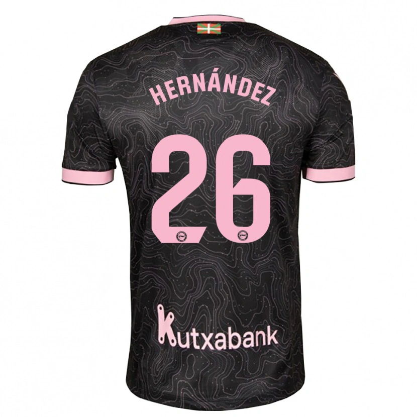 Danxen Homem Camisola Izei Hernández #26 Preto Rosa Alternativa 2026/27 Camisa Brasil