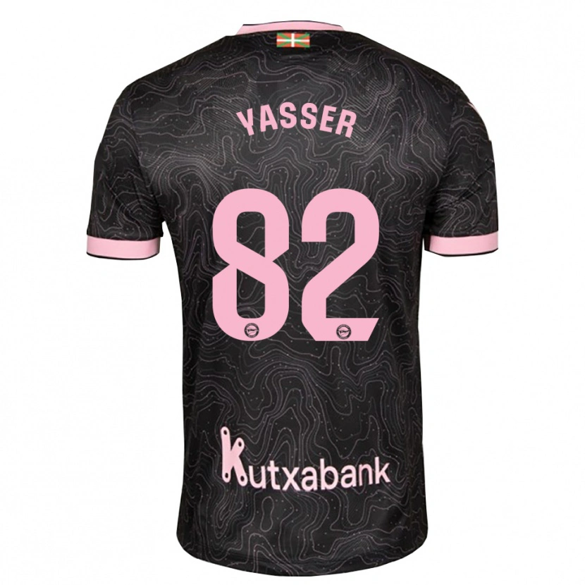 Danxen Homem Camisola Omar Yasser #82 Preto Rosa Alternativa 2026/27 Camisa Brasil