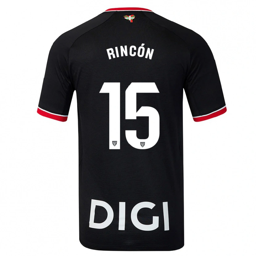 Danxen Homem Camisola Hugo Rincón #15 Preto Branco Vermelho Alternativa 2026/27 Camisa Brasil