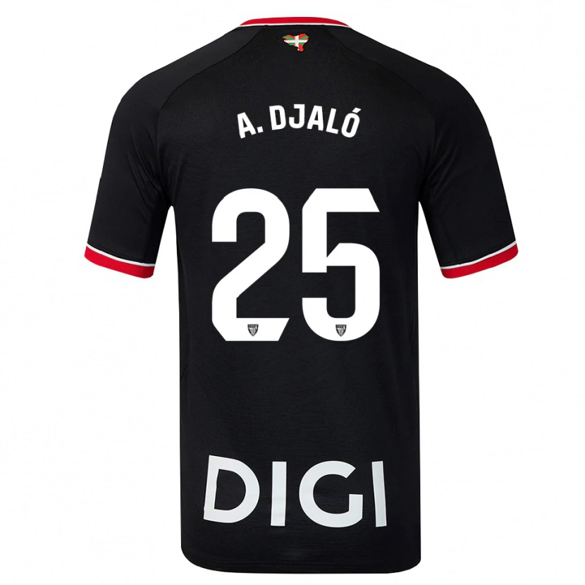 Danxen Homem Camisola Álvaro Djaló #25 Preto Branco Vermelho Alternativa 2026/27 Camisa Brasil