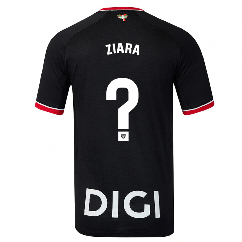 Danxen Homem Camisola Ziara Vega Uribarri #0 Preto Branco Vermelho Alternativa 2026/27 Camisa Brasil
