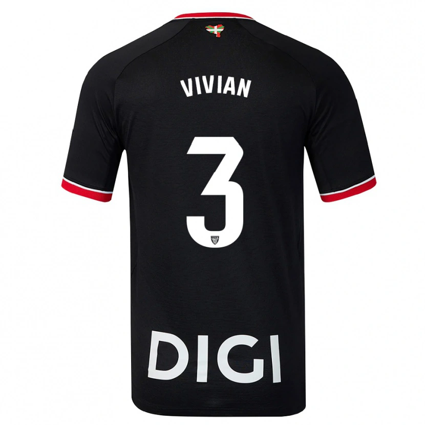 Danxen Homem Camisola Dani Vivian #3 Preto Branco Vermelho Alternativa 2026/27 Camisa Brasil