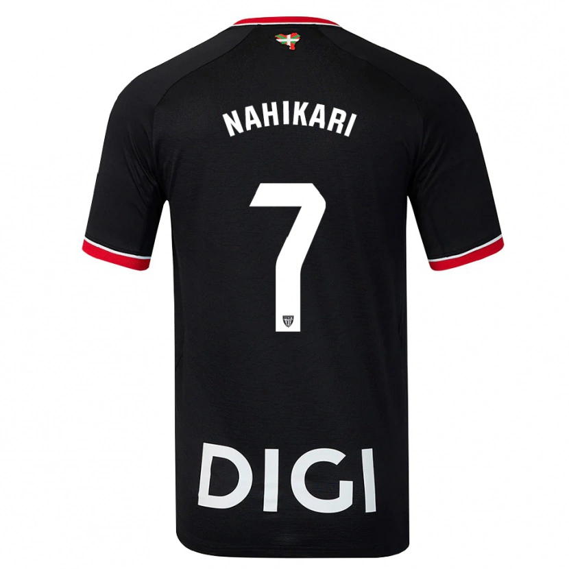 Danxen Homem Camisola Nahikari Garcia Perez #7 Preto Branco Vermelho Alternativa 2026/27 Camisa Brasil
