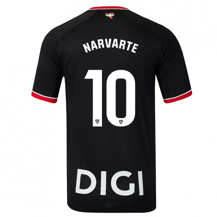 Danxen Homem Camisola Danel Narvarte #10 Preto Branco Vermelho Alternativa 2026/27 Camisa Brasil
