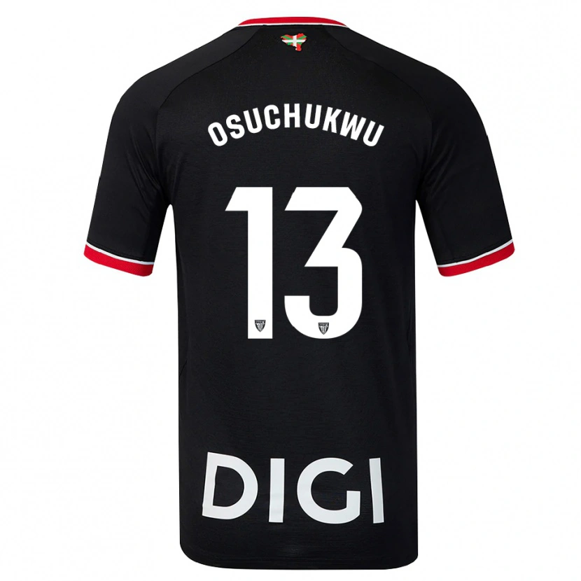 Danxen Homem Camisola Darlington Osuchukwu #13 Preto Branco Vermelho Alternativa 2026/27 Camisa Brasil