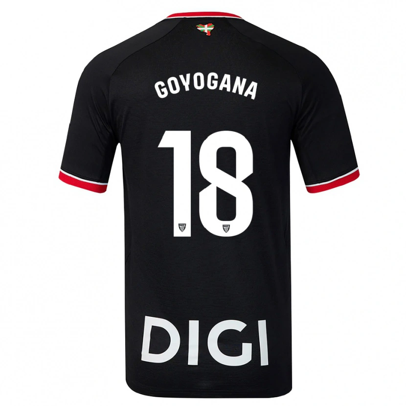 Danxen Homem Camisola Unax Goyogana #18 Preto Branco Vermelho Alternativa 2026/27 Camisa Brasil