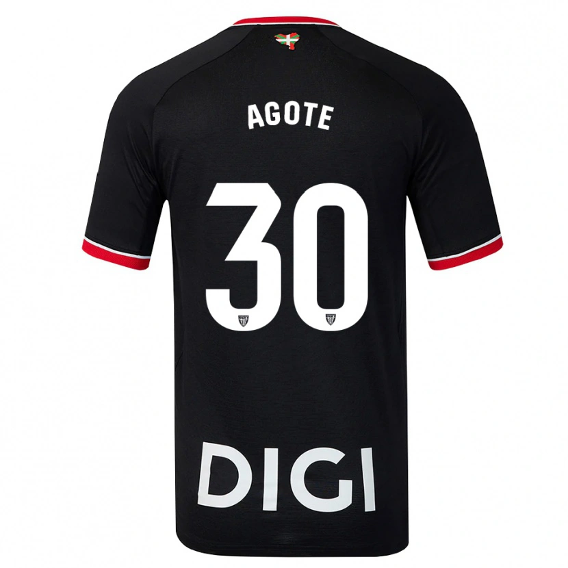 Danxen Homem Camisola Daniela Agote Aguirre #30 Preto Branco Vermelho Alternativa 2026/27 Camisa Brasil
