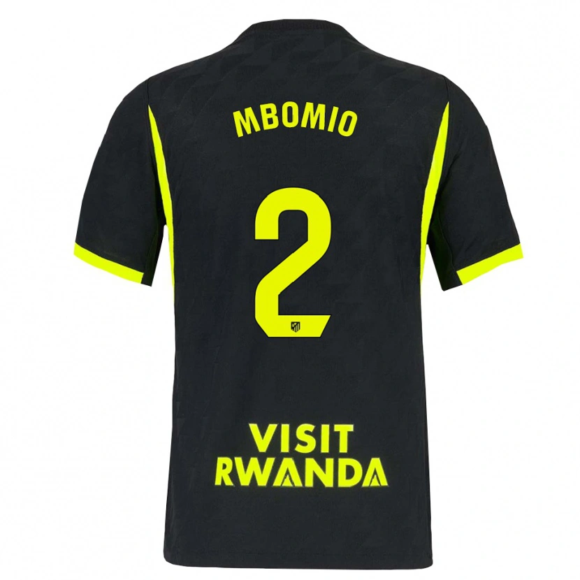 Danxen Homem Camisola Rony Mbomio #2 Verde Brilhante Preto Alternativa 2026/27 Camisa Brasil