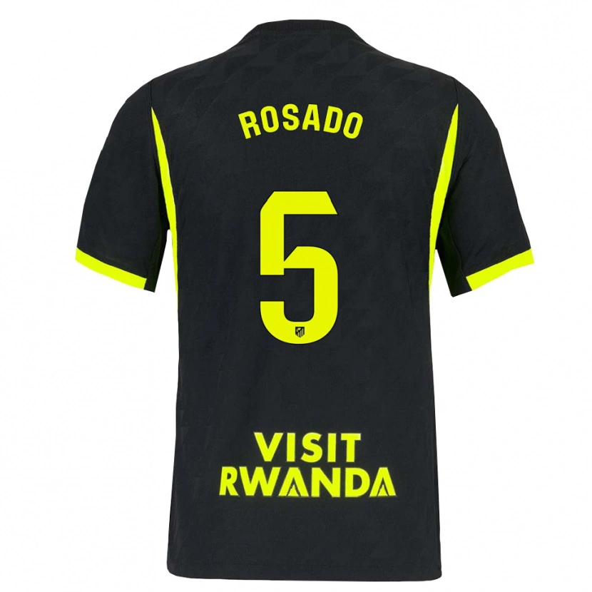 Danxen Homem Camisola Diego Rosado #5 Verde Brilhante Preto Alternativa 2026/27 Camisa Brasil
