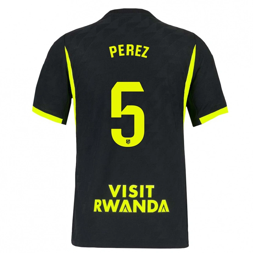Danxen Homem Camisola Xènia Pérez #5 Verde Brilhante Preto Alternativa 2026/27 Camisa Brasil