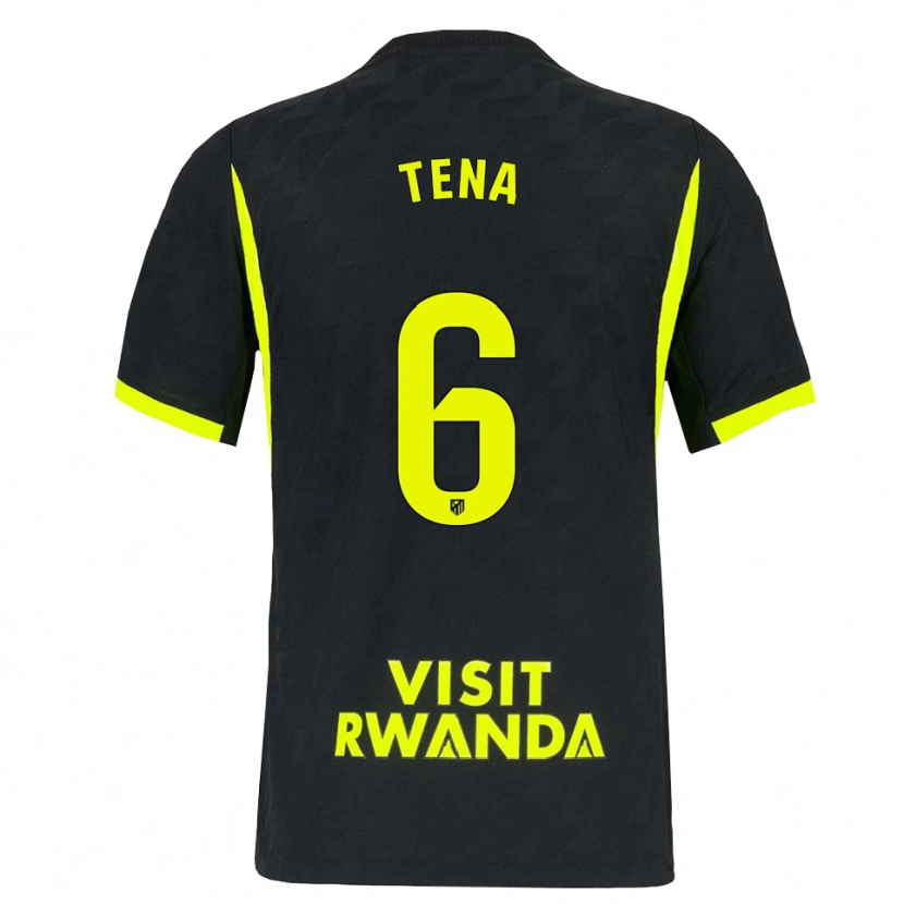 Danxen Homem Camisola Javi Tena #6 Verde Brilhante Preto Alternativa 2026/27 Camisa Brasil