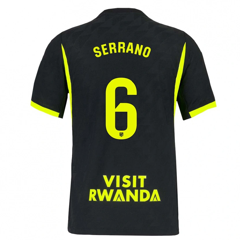 Danxen Homem Camisola Javi Serrano #6 Verde Brilhante Preto Alternativa 2026/27 Camisa Brasil