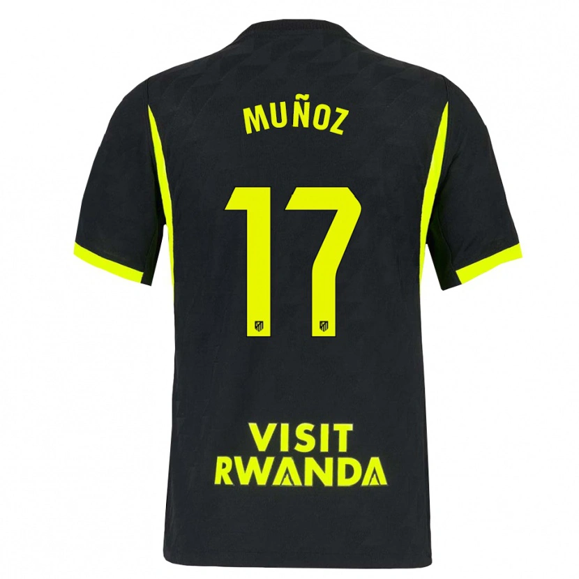 Danxen Homem Camisola David Muñoz #17 Verde Brilhante Preto Alternativa 2026/27 Camisa Brasil