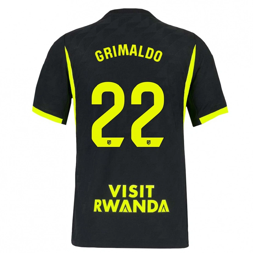 Danxen Homem Camisola Alejandro Grimaldo #22 Verde Brilhante Preto Alternativa 2026/27 Camisa Brasil