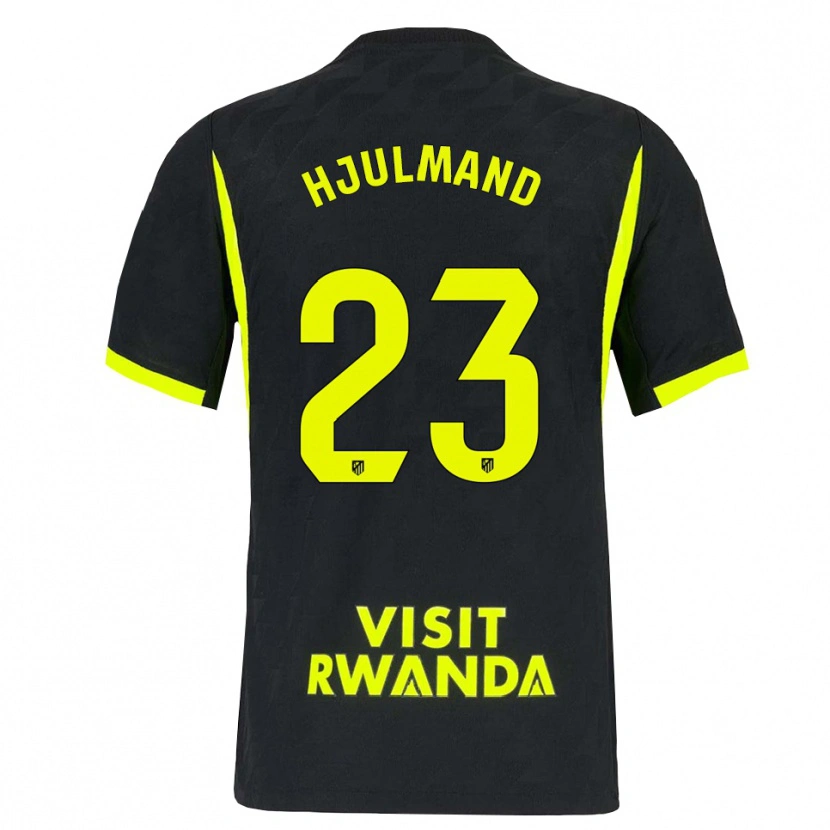 Danxen Homem Camisola Morten Hjulmand #23 Verde Brilhante Preto Alternativa 2026/27 Camisa Brasil