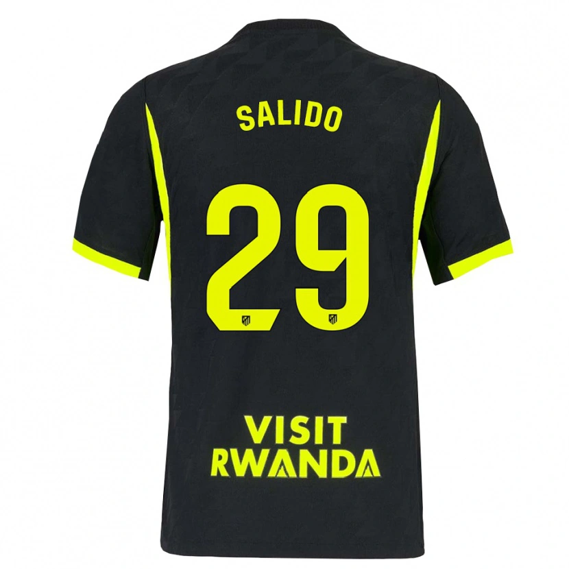Danxen Homem Camisola Alberto Salido #29 Verde Brilhante Preto Alternativa 2026/27 Camisa Brasil