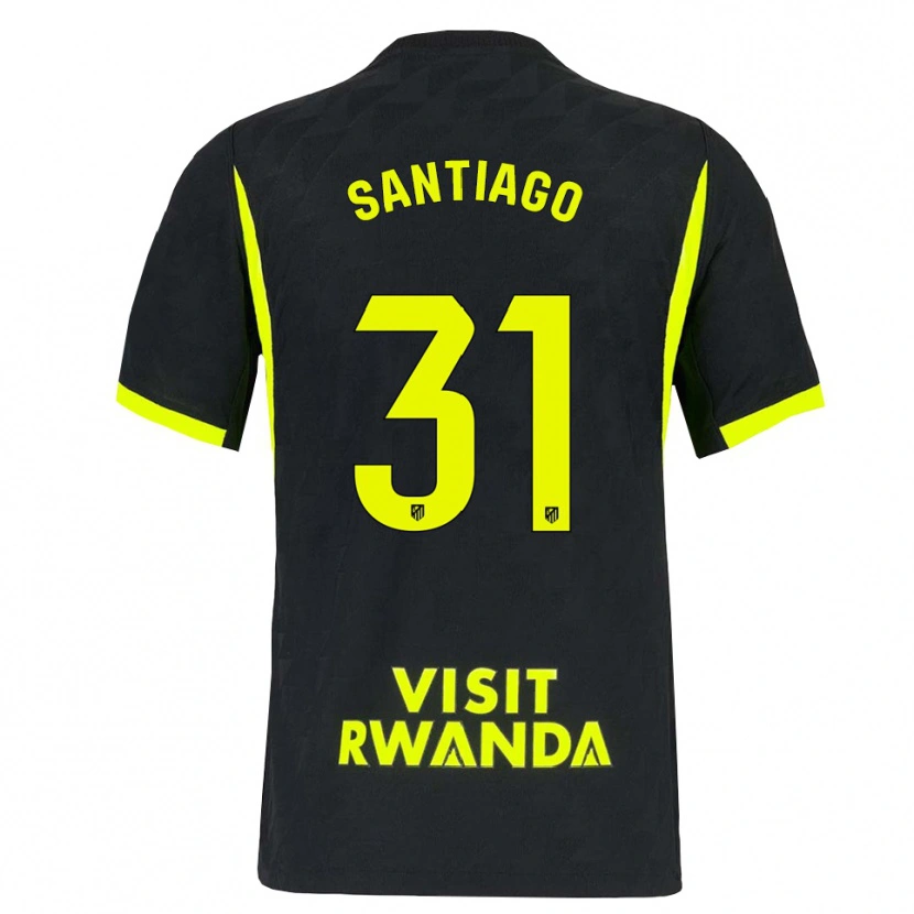 Danxen Homem Camisola Abraham Santiago #31 Verde Brilhante Preto Alternativa 2026/27 Camisa Brasil