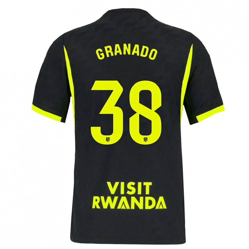 Danxen Homem Camisola Adrian Granado #38 Verde Brilhante Preto Alternativa 2026/27 Camisa Brasil