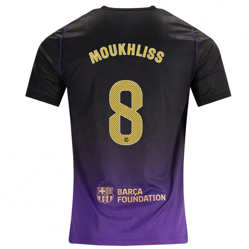 Danxen Homem Camisola Moha Moukhliss #8 Roxo Amarelo Preto Alternativa 2026/27 Camisa Brasil