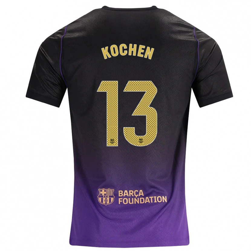 Danxen Homem Camisola Diego Kochen #13 Roxo Amarelo Preto Alternativa 2026/27 Camisa Brasil
