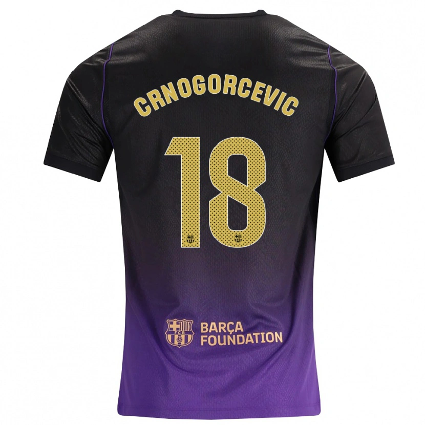 Danxen Homem Camisola Ana-Maria Crnogorcevic #18 Roxo Amarelo Preto Alternativa 2026/27 Camisa Brasil