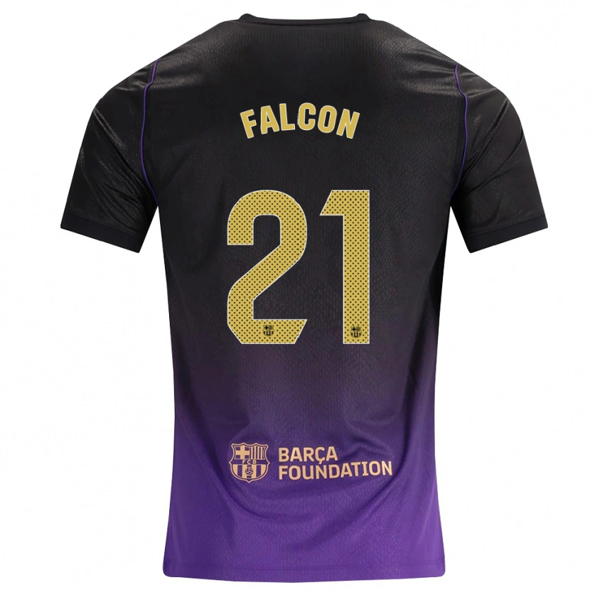 Danxen Homem Camisola Andrea Falcon #21 Roxo Amarelo Preto Alternativa 2026/27 Camisa Brasil