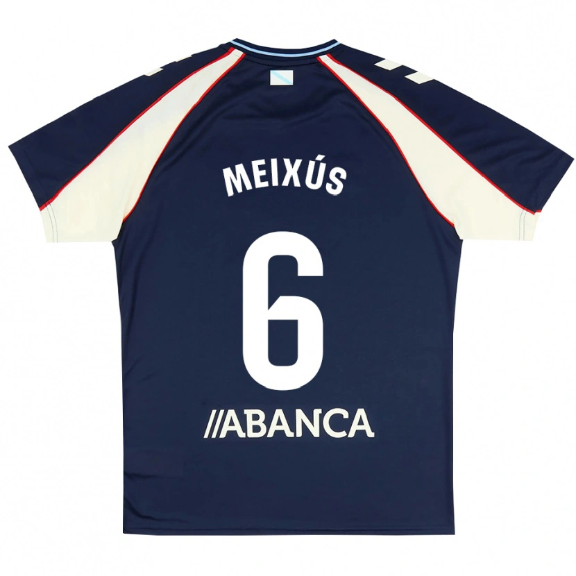 Danxen Homem Camisola Pablo Meixús #6 Azul Real Vermelho Branco Alternativa 2026/27 Camisa Brasil