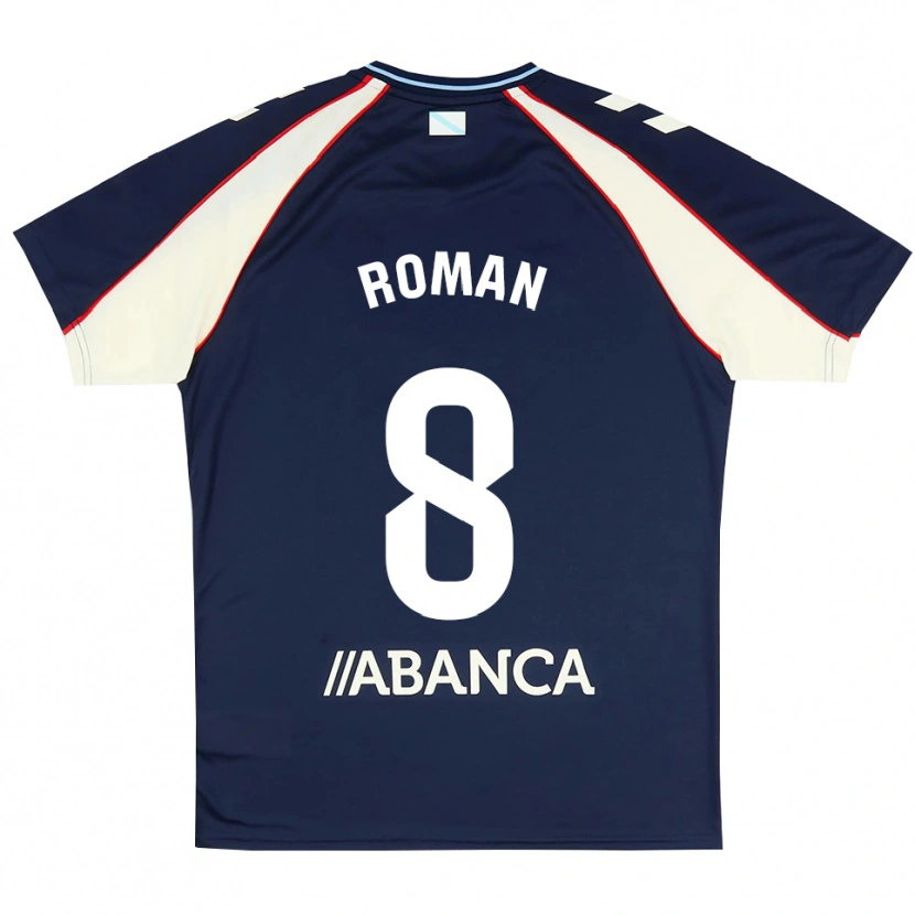 Danxen Homem Camisola Miguel Román #8 Azul Real Vermelho Branco Alternativa 2026/27 Camisa Brasil