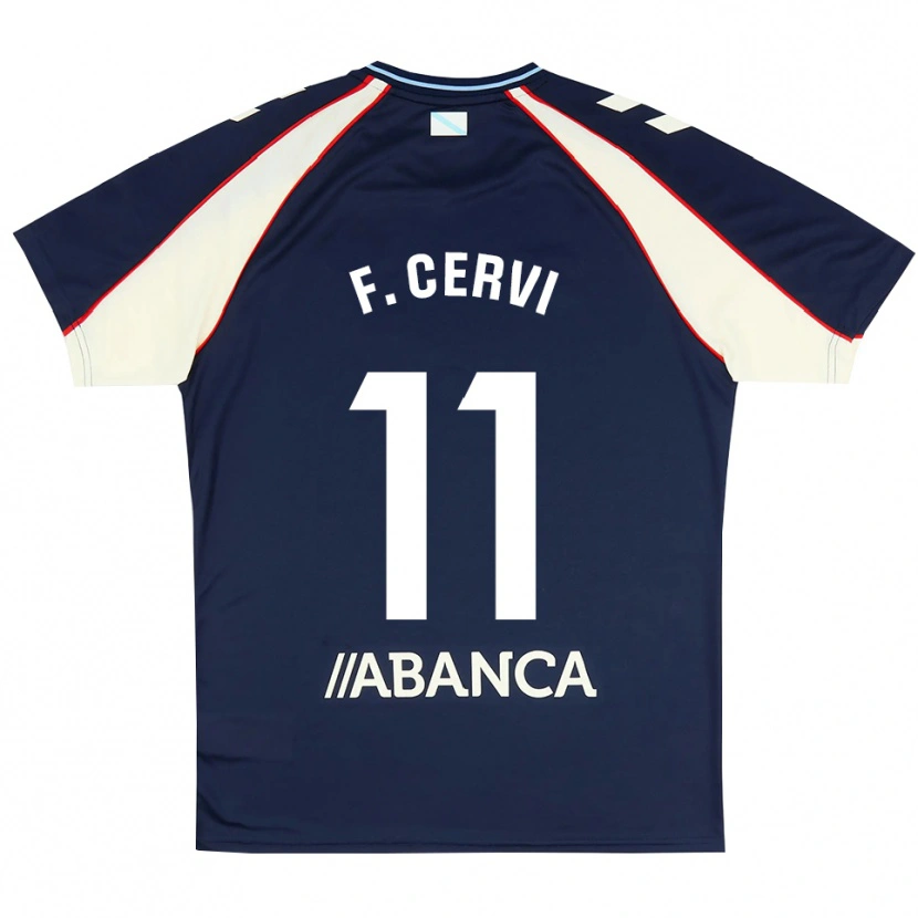 Danxen Homem Camisola Franco Cervi #11 Azul Real Vermelho Branco Alternativa 2026/27 Camisa Brasil