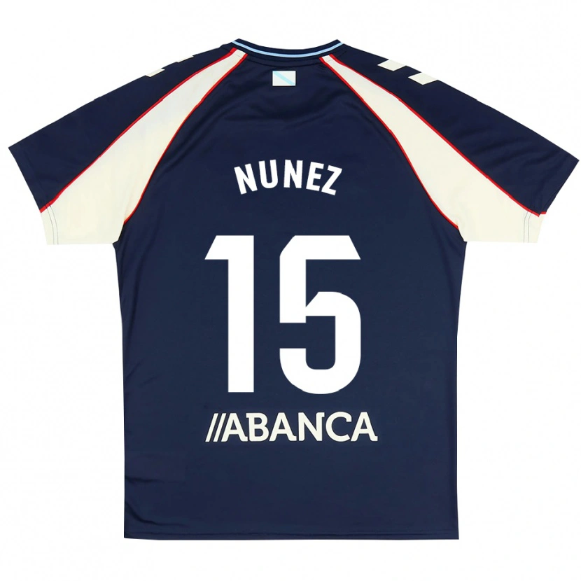 Danxen Homem Camisola Álvaro Núñez #15 Azul Real Vermelho Branco Alternativa 2026/27 Camisa Brasil