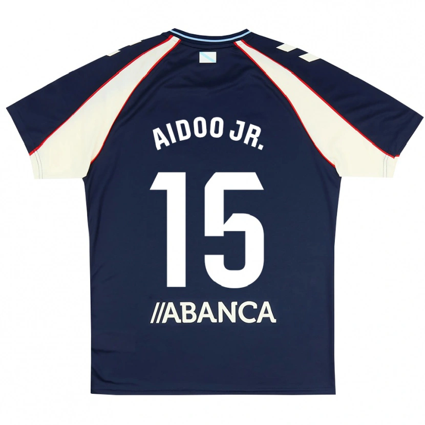 Danxen Homem Camisola Joseph Aidoo #15 Azul Real Vermelho Branco Alternativa 2026/27 Camisa Brasil