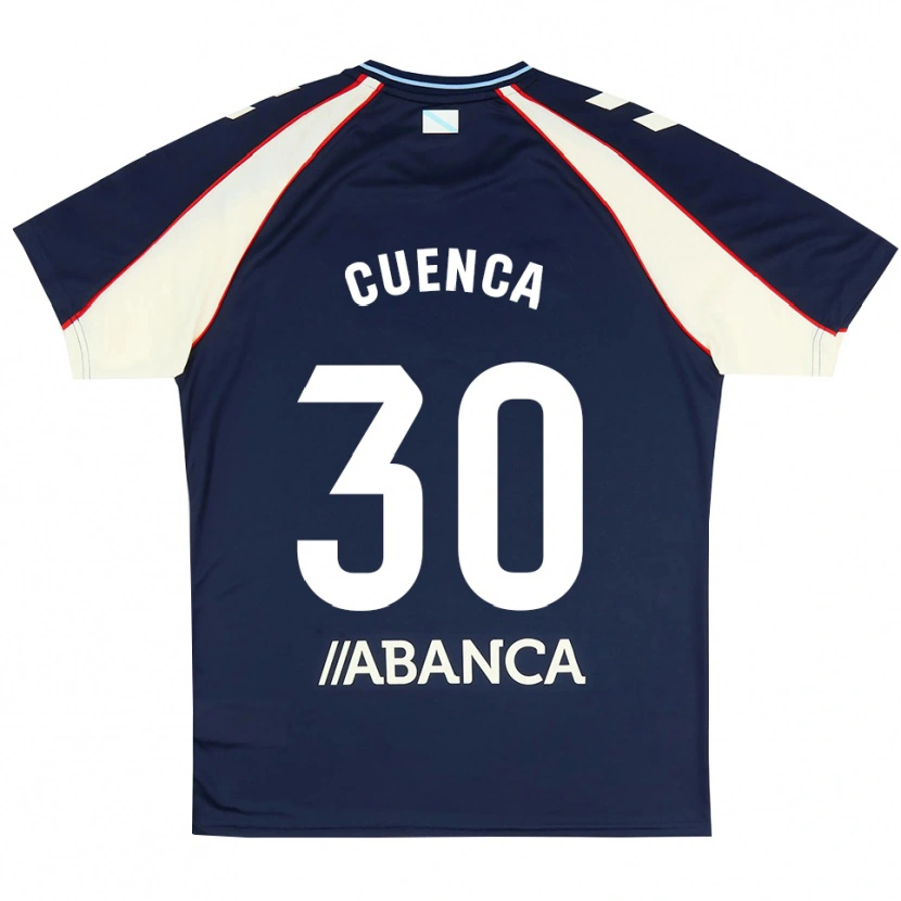 Danxen Homem Camisola Hugo Cuenca #30 Azul Real Vermelho Branco Alternativa 2026/27 Camisa Brasil