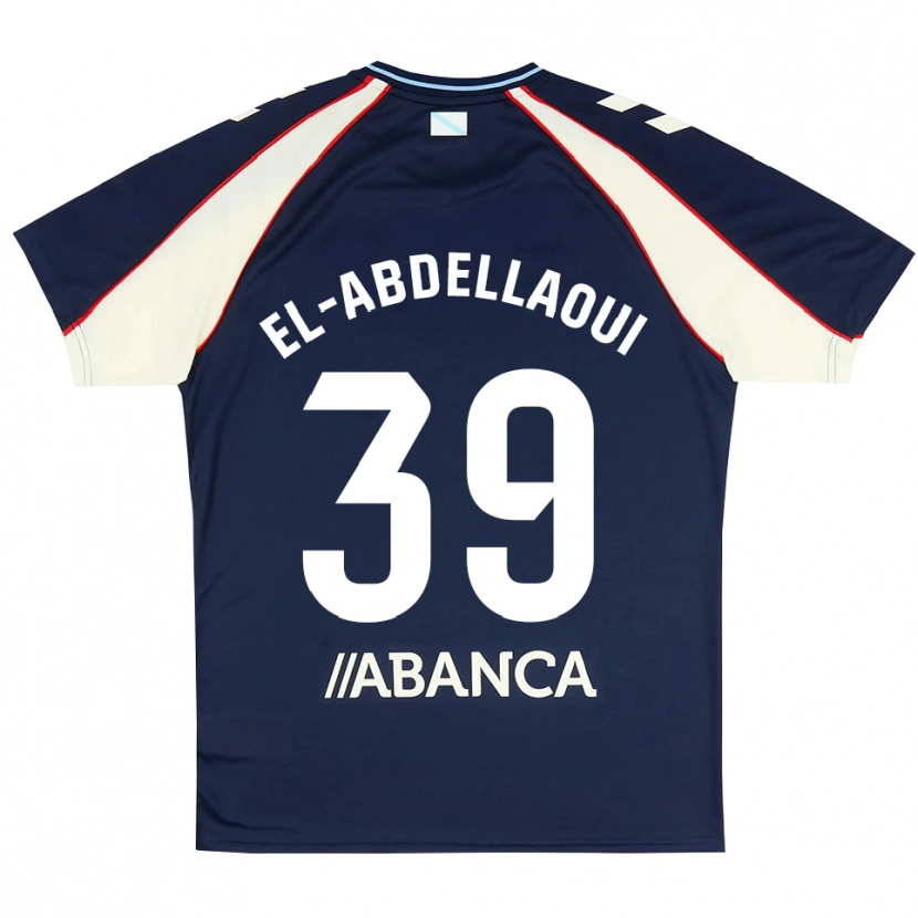 Danxen Homem Camisola Jones El-Abdellaoui #39 Azul Real Vermelho Branco Alternativa 2026/27 Camisa Brasil
