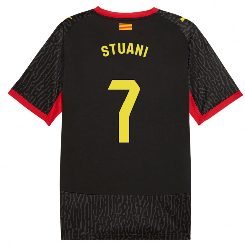 Danxen Homem Camisola Cristhian Stuani #7 Preto Amarelo Vermelho Alternativa 2026/27 Camisa Brasil
