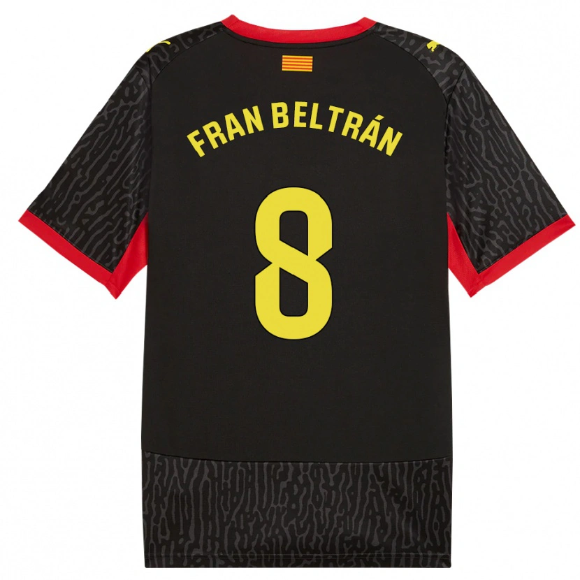 Danxen Homem Camisola Fran Beltrán #8 Preto Amarelo Vermelho Alternativa 2026/27 Camisa Brasil