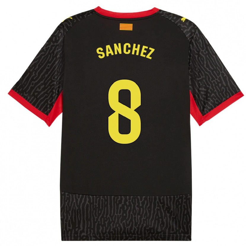 Danxen Homem Camisola Miguel Ángel Sánchez #8 Preto Amarelo Vermelho Alternativa 2026/27 Camisa Brasil