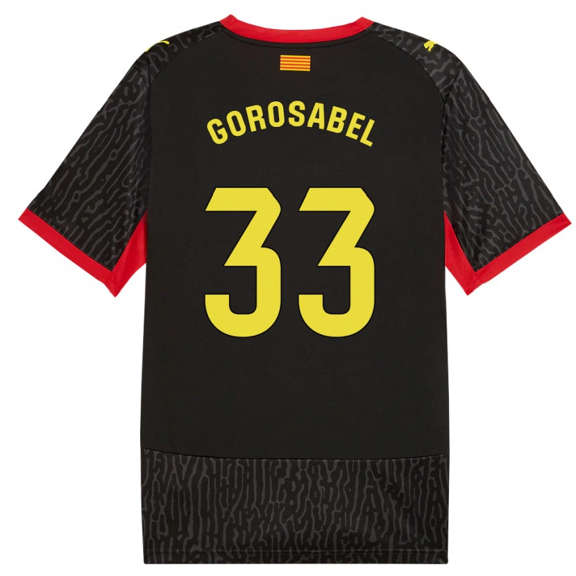 Danxen Homem Camisola Jakes Gorosabel #33 Preto Amarelo Vermelho Alternativa 2026/27 Camisa Brasil