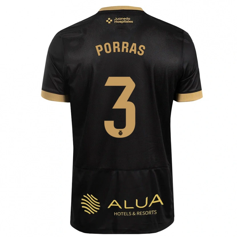 Danxen Homem Camisola Jordi Porras #3 Preto Marrom Claro De Sândalo Madeira Alternativa 2026/27 Camisa Brasil