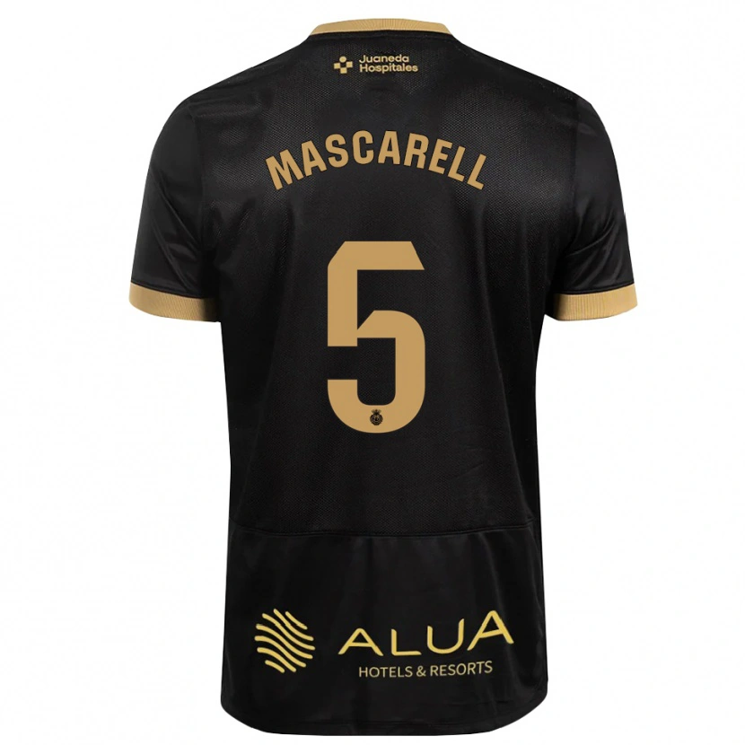 Danxen Homem Camisola Omar Mascarell #5 Preto Marrom Claro De Sândalo Madeira Alternativa 2026/27 Camisa Brasil