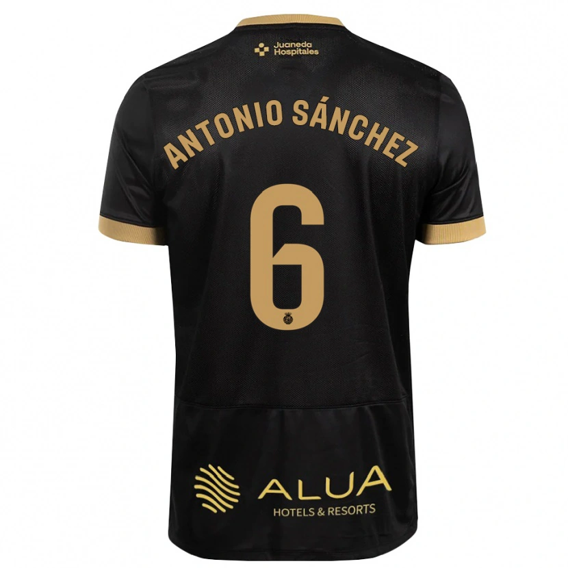 Danxen Homem Camisola Antonio Sánchez #6 Preto Marrom Claro De Sândalo Madeira Alternativa 2026/27 Camisa Brasil