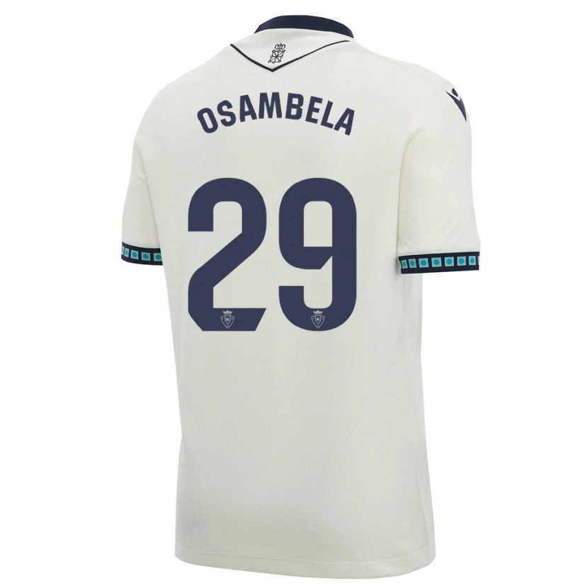 Danxen Homem Camisola Asier Osambela #29 Branco Preto Azul Céu Claro Alternativa 2026/27 Camisa Brasil